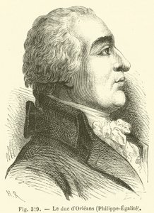 The Duke of Orleans, Philippe-Egalite by French School